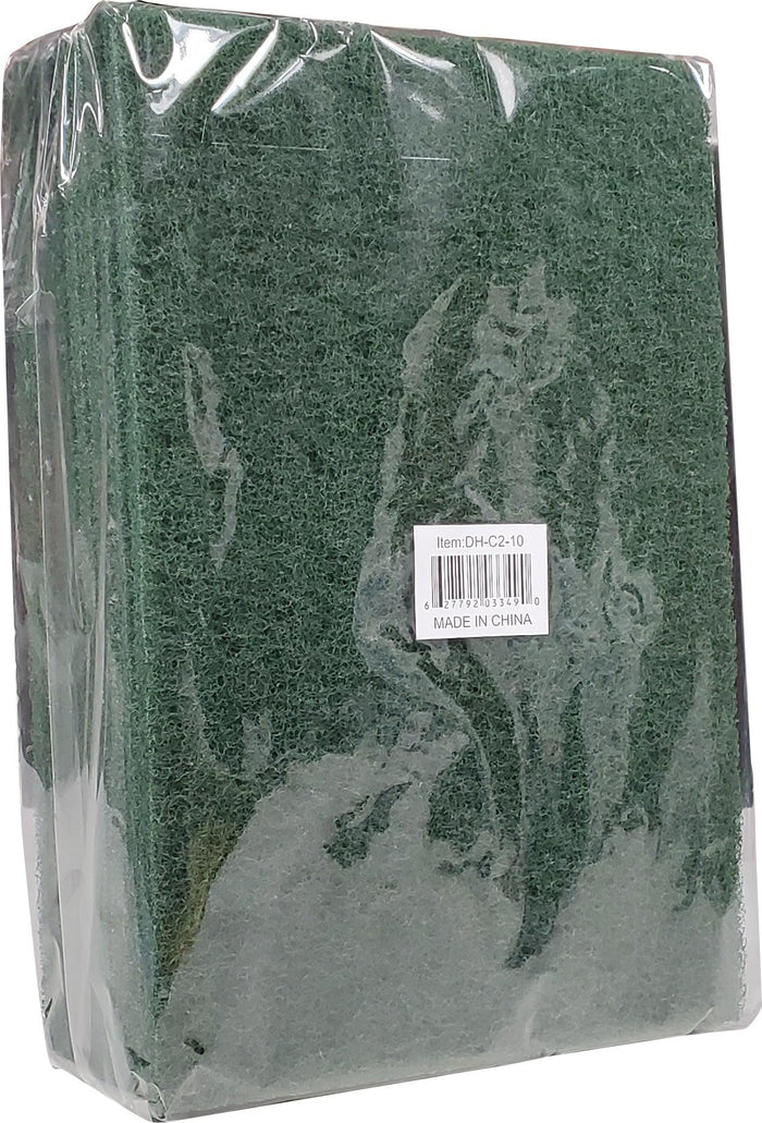 Dark Green Scouring Pad 23*15*1cm 8/pack-DH-C2-10