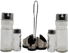 Condiment Set with Stand (4 Piece)