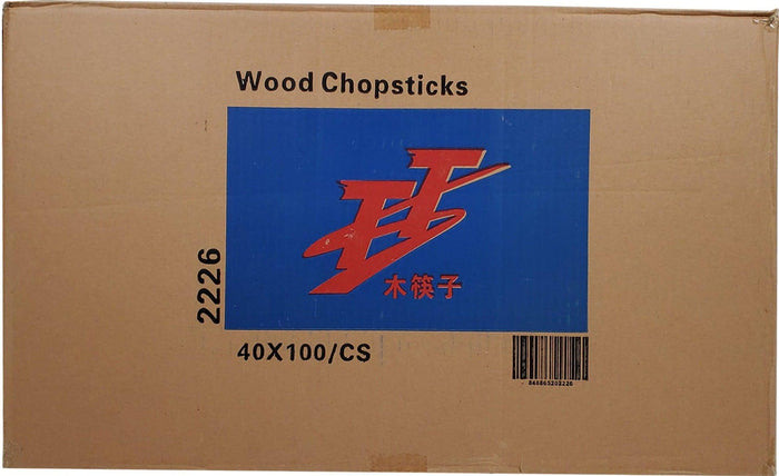 R & H Wooden Twin Chopsticks - Ind. Wrapped