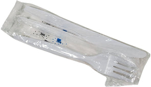 Value+ - Cutlery Kit / Meal Kit - 6pcs - White - F/K/TS/N/S&P - MK-610
