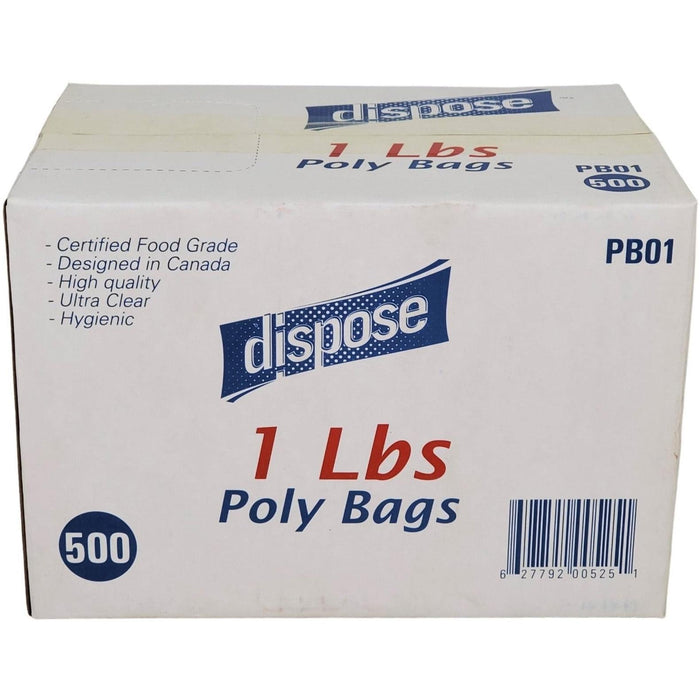 Dispose - Poly Bags - 1 lb