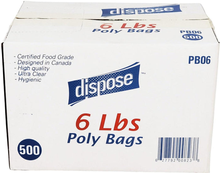 Dispose - Poly Bags - 6 lb