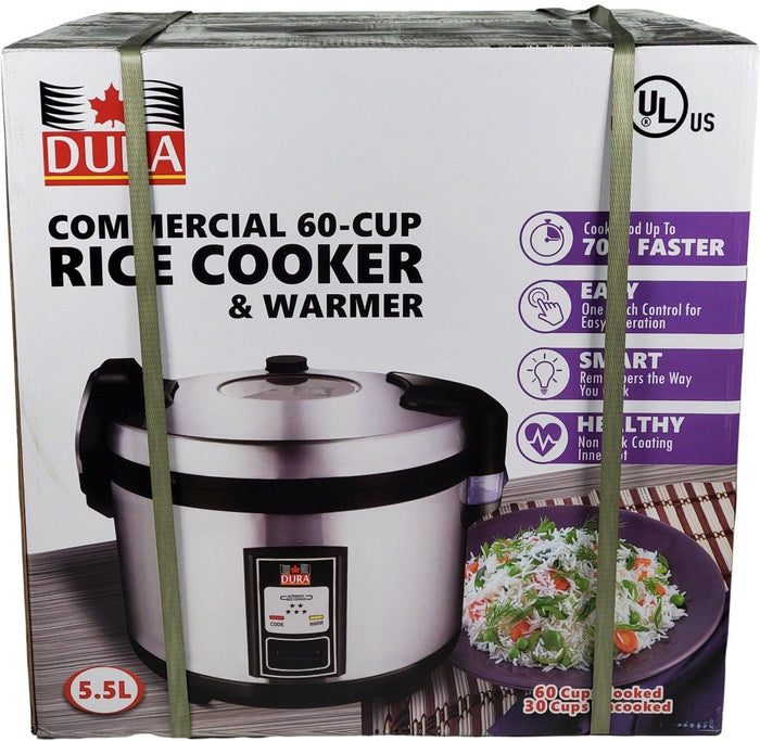 Dura - Rice Cooker & Warmer (60 Cups)