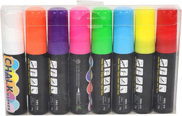 Liquid Chalk Markers for Glass Board - 8 Pack