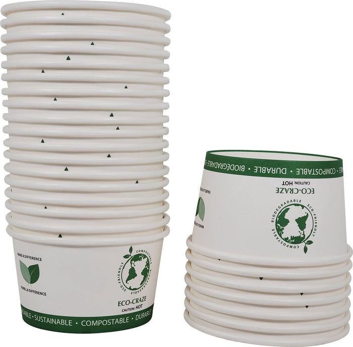 Eco-Craze - PLA 12oz Soup Paper Cup