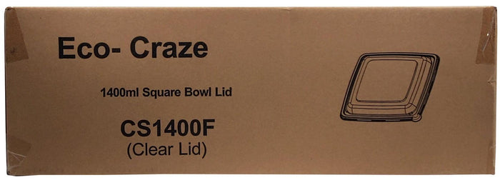 Eco-Craze - Lid For 1400ML Square Bowl - CS1400F