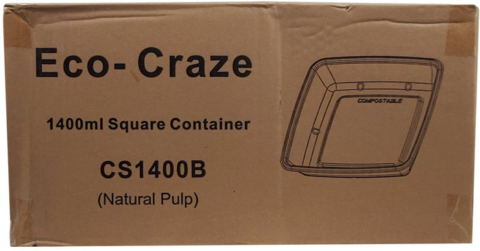 Eco-Craze - Square Container 1400ml