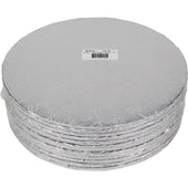 Decora/Enjay - Cake Board - Round - Silver - 10x1/4
