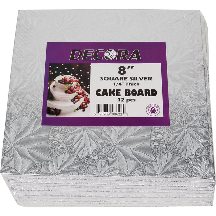 Decora - Cake Board - Square - 8x8x1/4