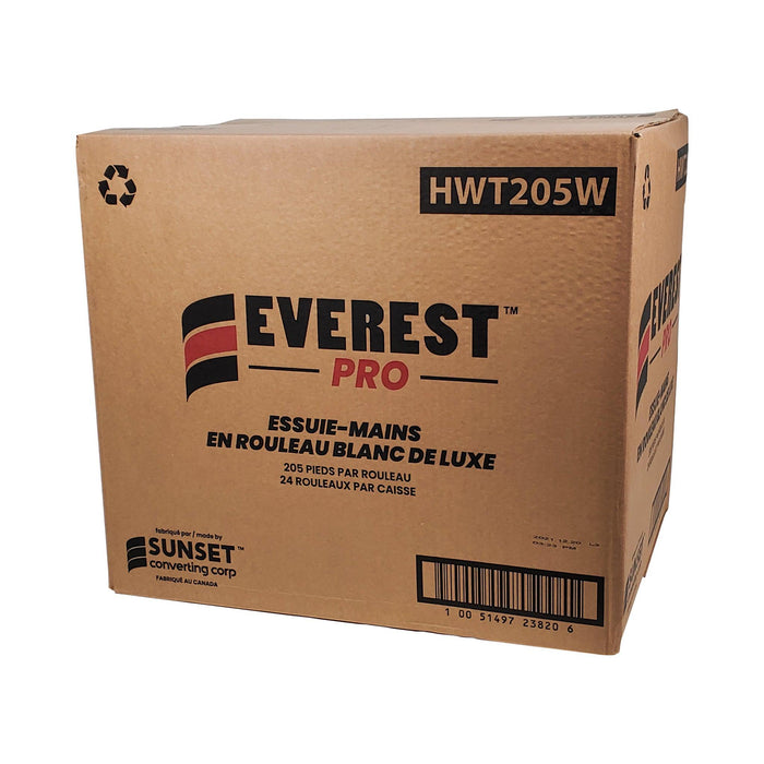 Everest Pro - White Paper Hand Towel - 205' - HWT205W