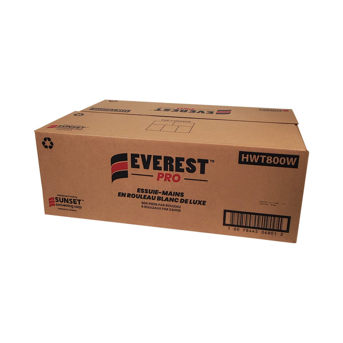 Everest Pro - White Paper Hand Towel - 800' - HWT800W