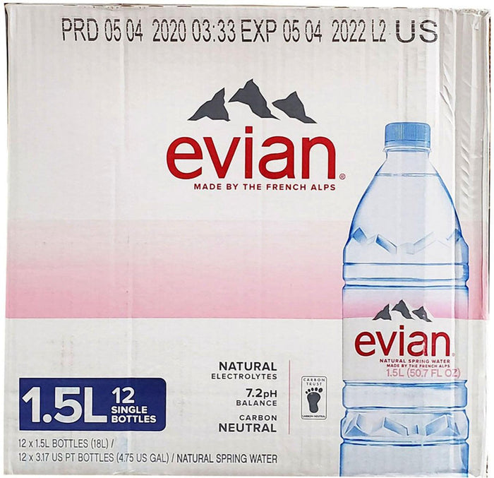 Evian - Water - Bottles