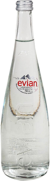 Evian Glass Bottled Water (12x750 ml case) in Bulk at Wholesale Prices