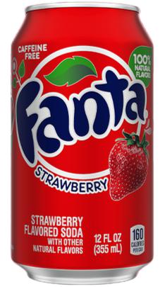 Fanta - Strawberry - Cans