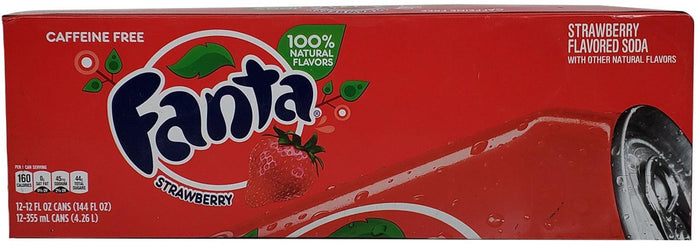 Fanta - Strawberry - Cans