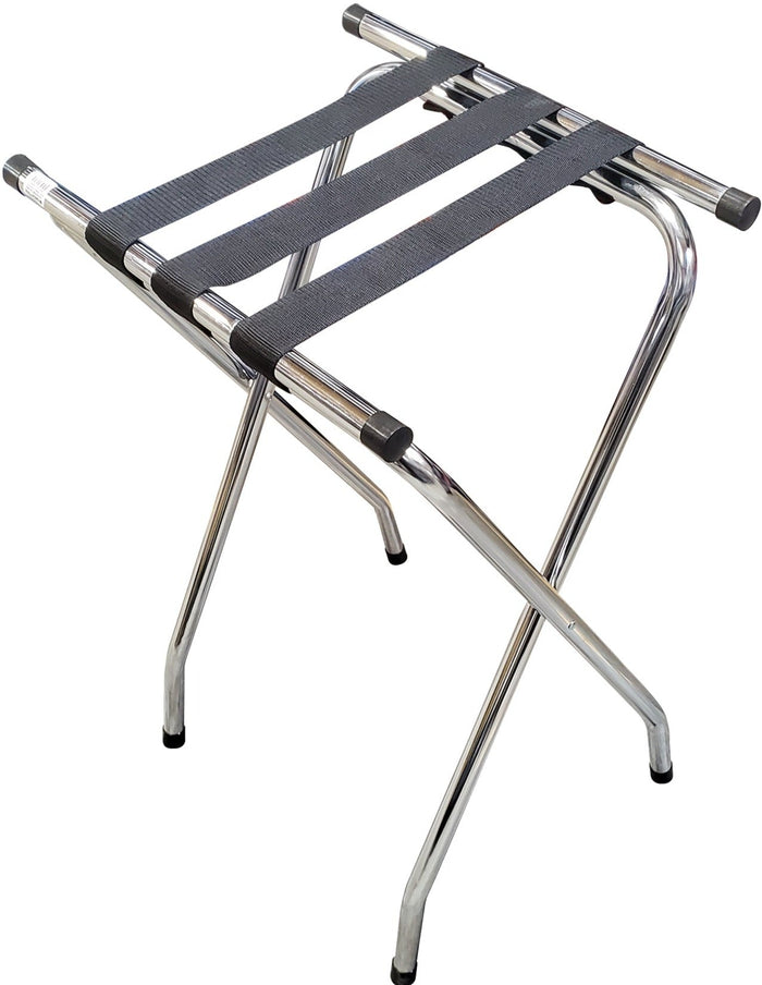 Folding Tray Stand - Chrome Plated Steel