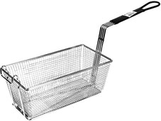 Fryer Basket Green PVC Handle 12-7/8 x 6-1/2 x 5-3/8