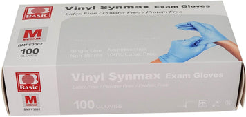 Gloves - Synmax Blue Vinyl - PF - M