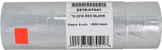 Garvey - Price Gun Label - Regular - Double Line - Red - G 2216-07041