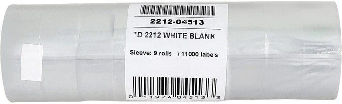 Garvey - Price Gun Label - Single Line - White - G 2212-04513/06996