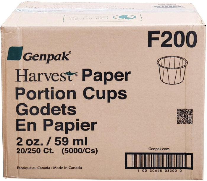 Genpak - Portion Cups - Paper - 2 oz - F200