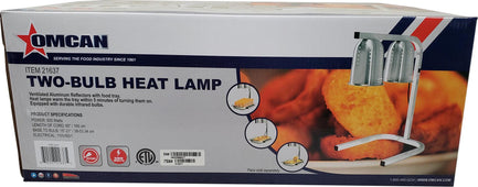 Heat Lamp - 2 Bulb