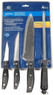 Heng Li Knife - Black Handle 4 Pcs Set Knife