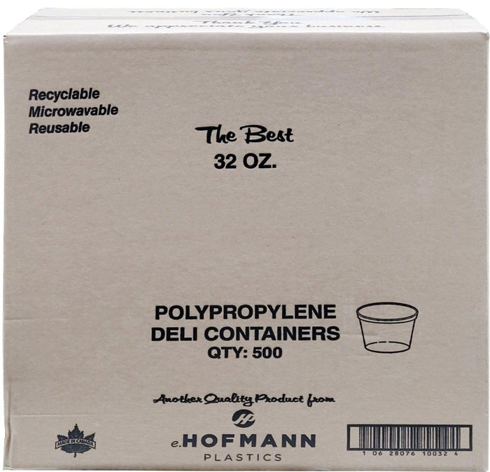 Hoffmann - Deli Container - Clear - 32oz - HT32