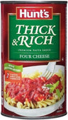 Hunts - Pasta Sauce - Thick & Rich - Four Cheese