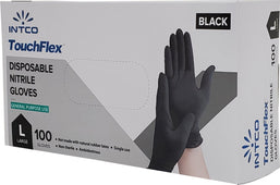 XC - Touch Flex - Gloves - Nitrile - PF - Black - Large
