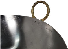Iron Wok (Kadai) - Flat Bottom #14 (34cm)