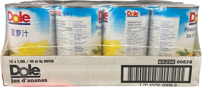 Dole - Pineapple - Juice - Canned - Tri-lingual