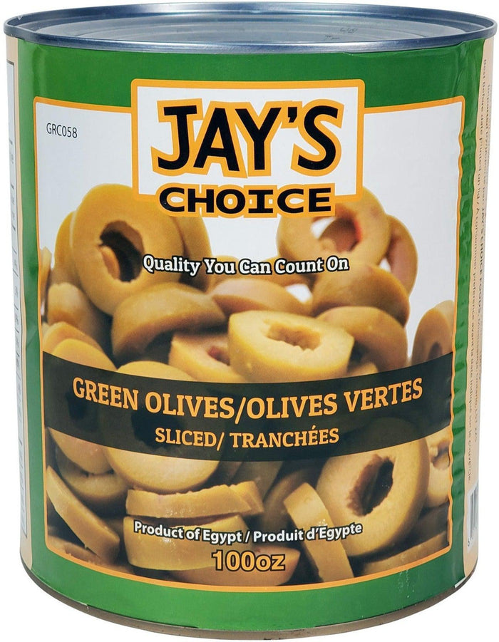 Jay's Choice - Sliced - Green - Olives