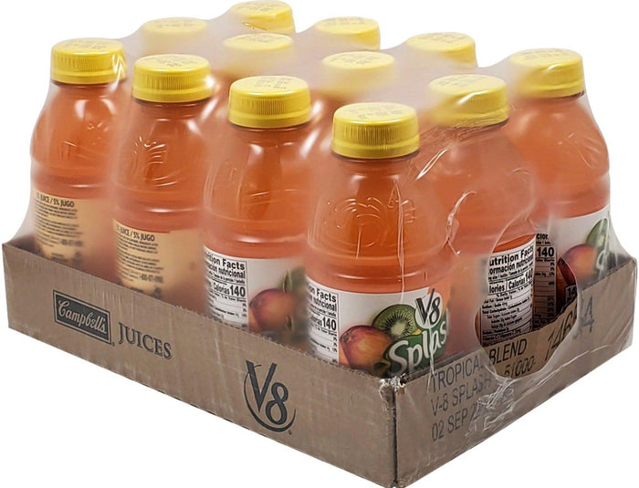 V8 Splash - Vegetable Juice - Tropical Blend - Bottles