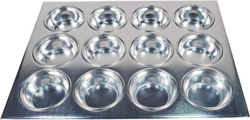 Kesgi - 12 Cups Aluminum Muffin Pans