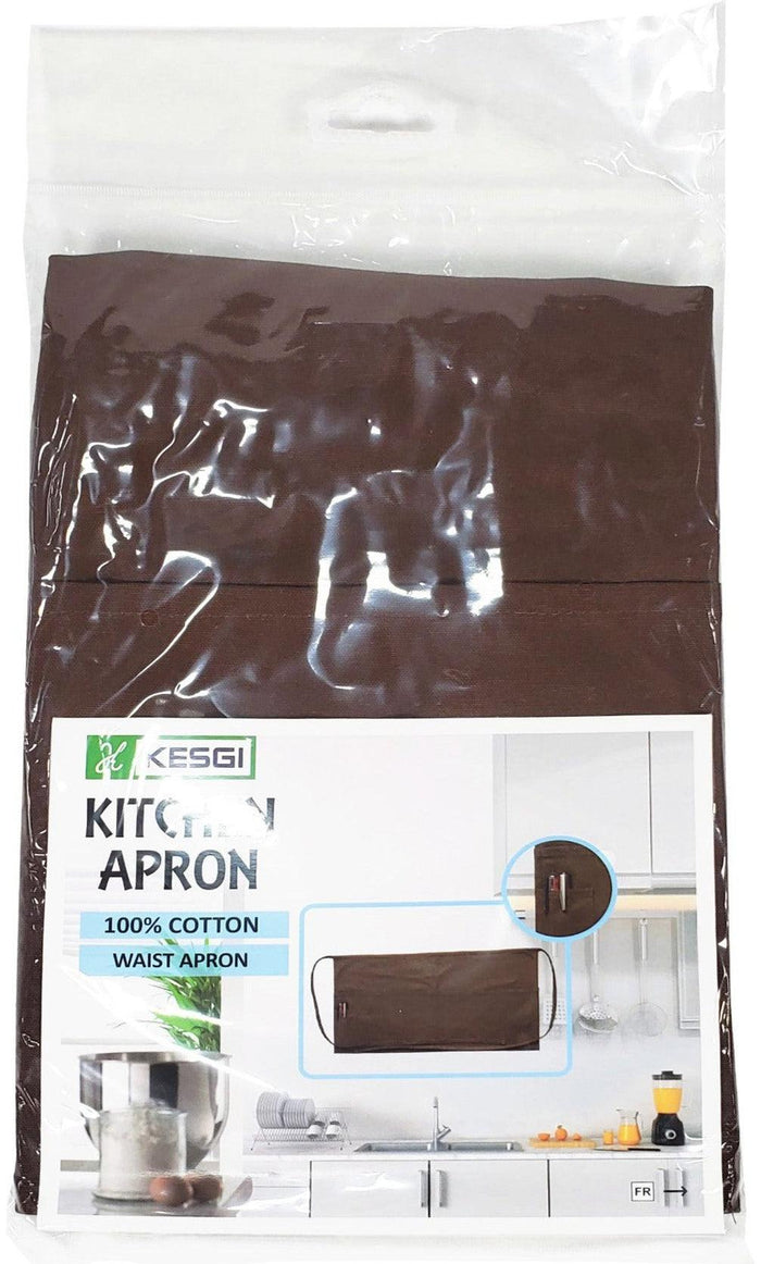Kesgi - Apron - Waist - Chocolate - 3 Pockets - AP003CH