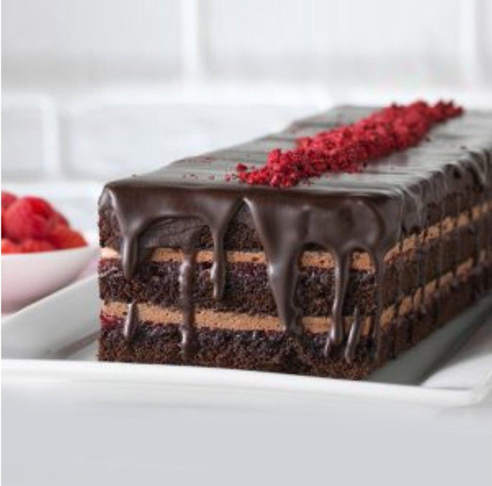 King's Pastry - Raspberry Chocolate Mascarpone Bar Cake