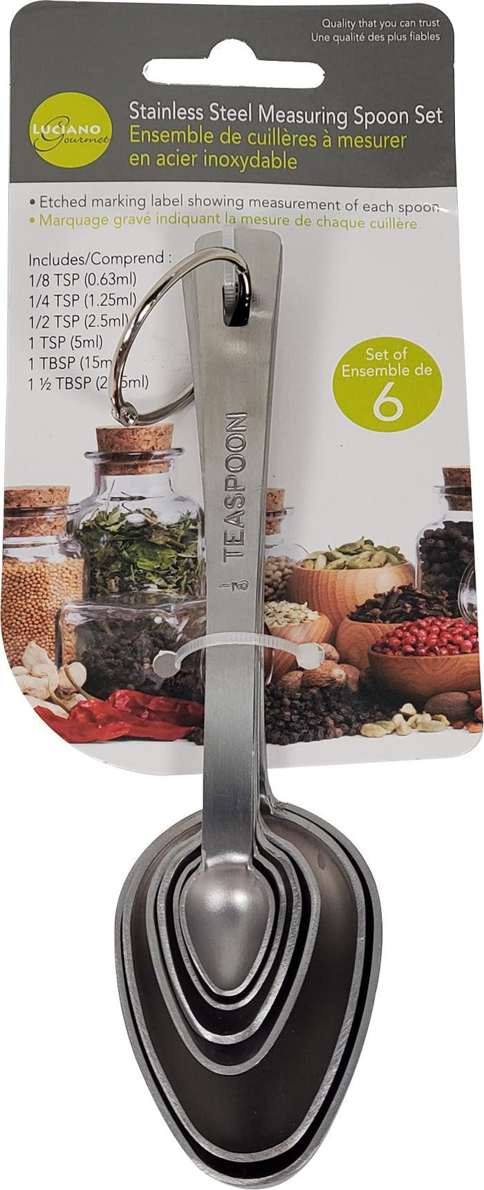 L.Gourmet - 6-pc Measuring Spoon