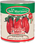 La San Marzano - Peeled Italian Whole Tomato - w/Basil