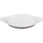 Lasagne Dish White Ceramic 15 Oz