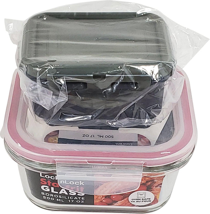 Lock & Lock - Glass Container - Square - 500 ml - AP094956