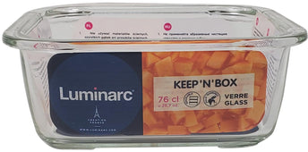 CLR - Luminarc - Glass Food Container - 25.5oz - Square - P5521