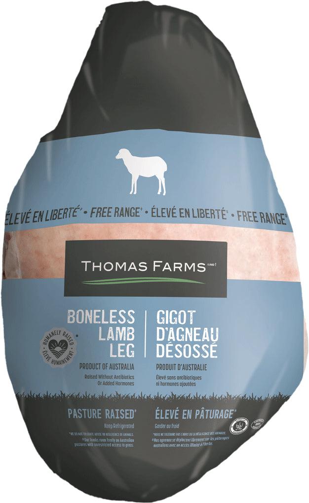 Frozen - Thomas Farms - Australian Boneless Lamb Legs - Halal
