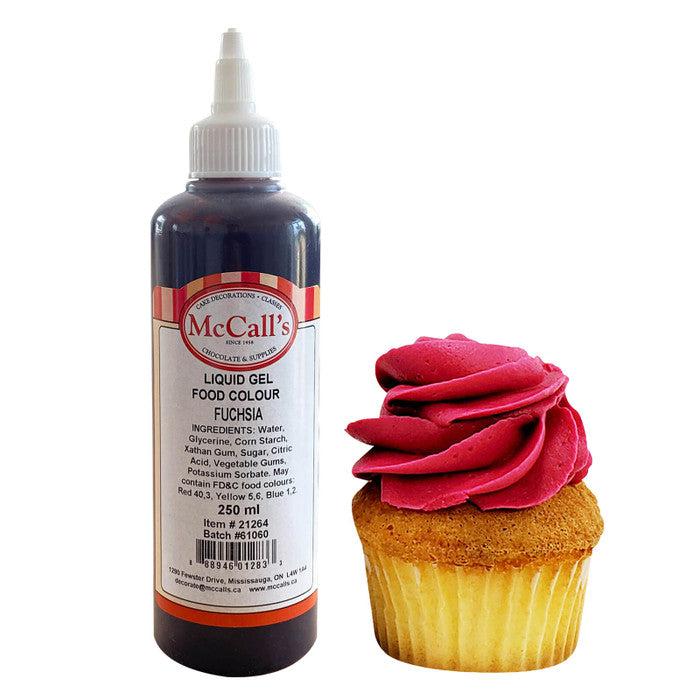 McCall's - Gel Liquid Food Color - Fuchsia - 10.5Oz