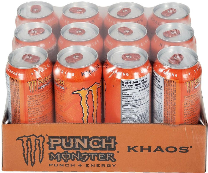 canadian juice monsters Monster Energy Drink Khaos 12x473 ml in Bulk at Wholesale Prices in GTA