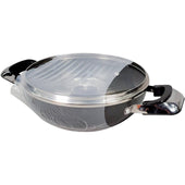 Non Stick Wok w/G. Lid 20cm - 3mm S/Handle - S1117
