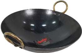 Iron Wok (Kadai) - Flat Bottom #12 (30cm)
