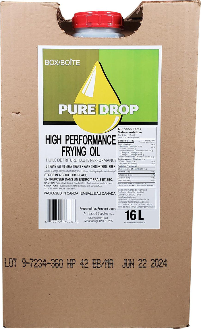 Pure Drop – High Performance Frying Oil