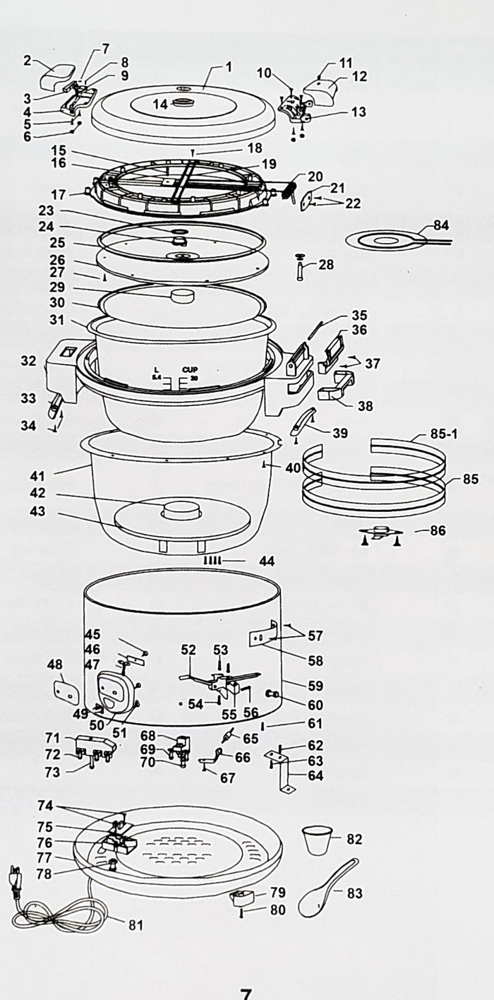 Omcan - Rice Cooker & Warmer (60 Cups)