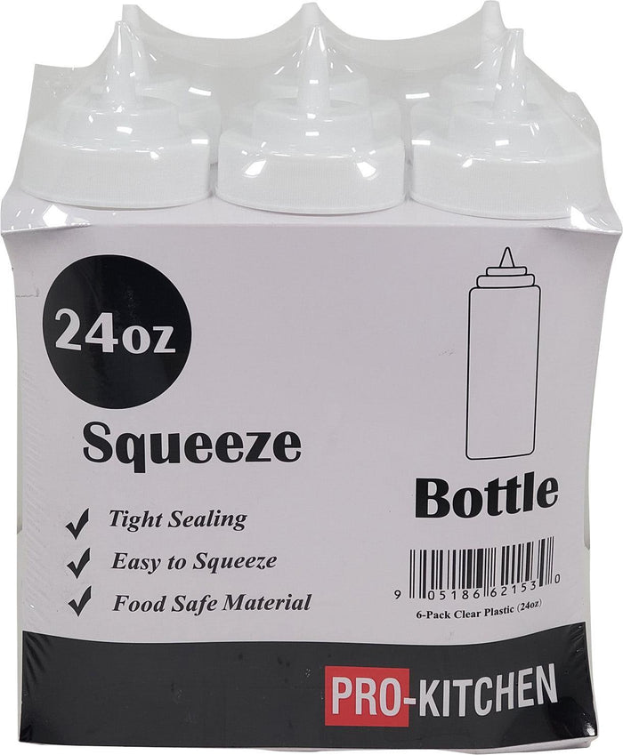 Pro-Kitchen - 24oz Squeeze Bottle - Standard - Clear - QY411C